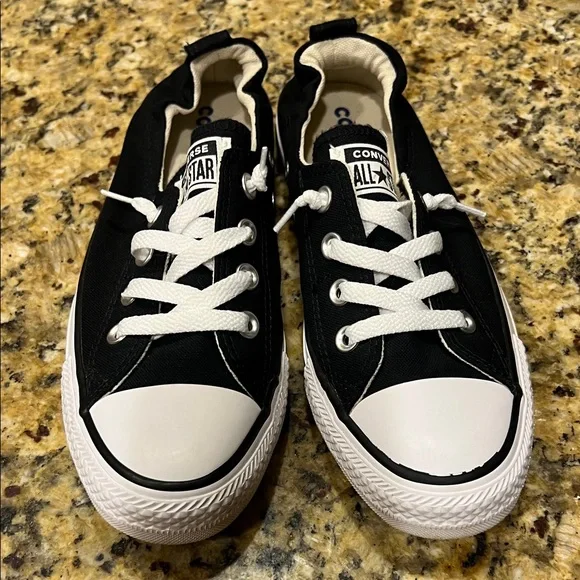 Converse Classic Black and White Sneakers - Picture 1 of 7